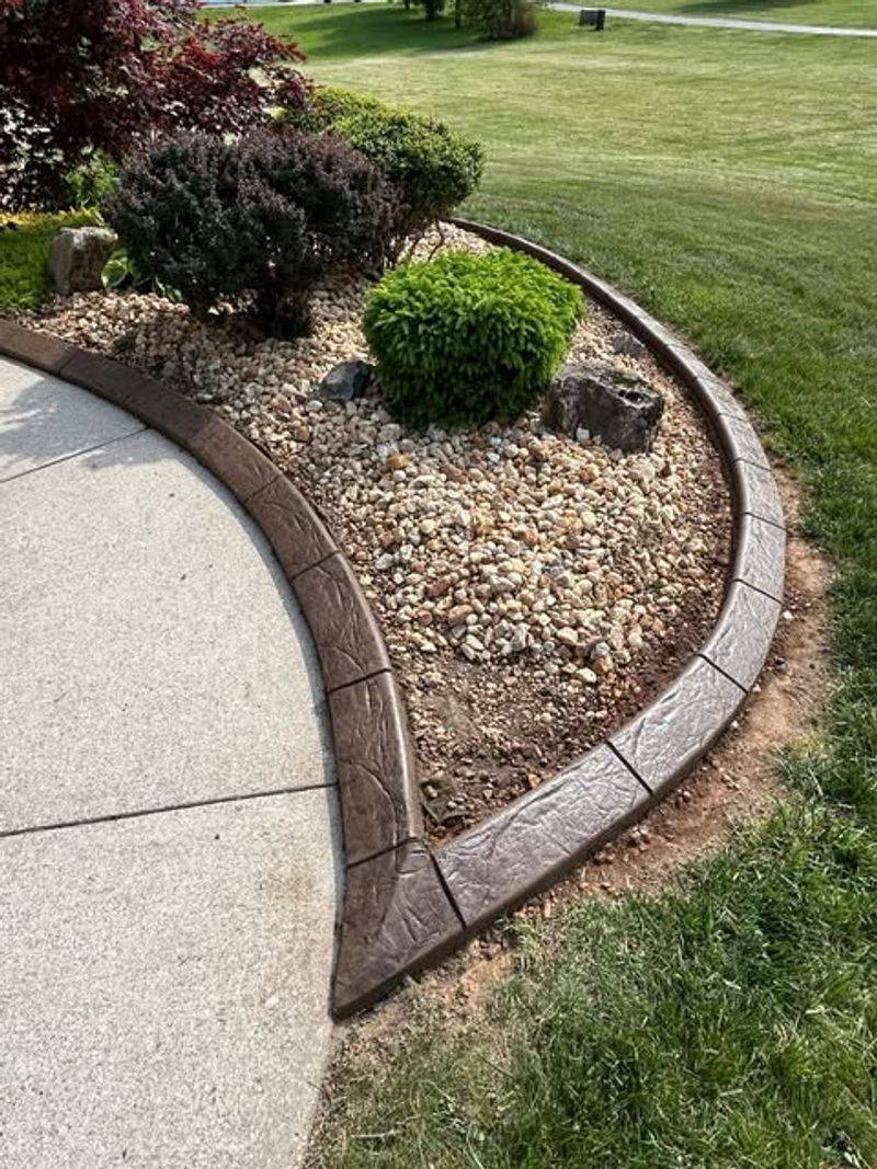 Poured Concrete Curbing