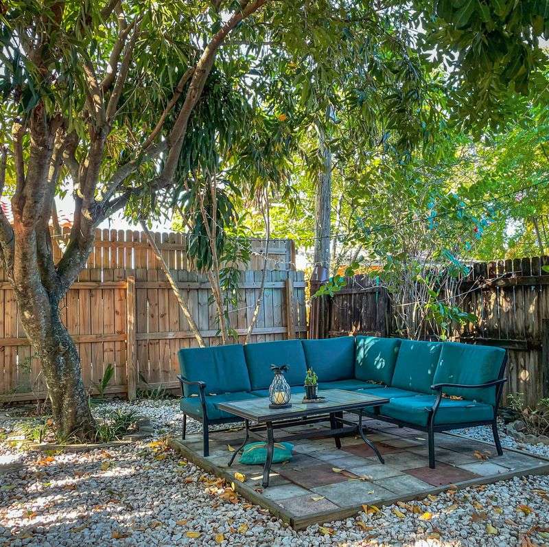 Start With A Backyard Hangout That Blends Shade And Flowers