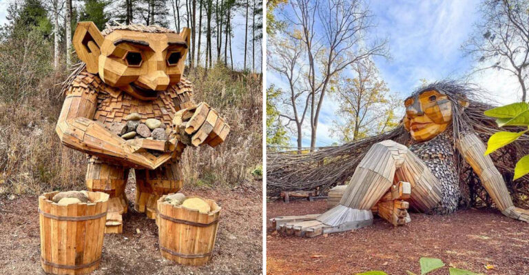 A Must See Trolls Exhibit At The North Carolina Arboretum Is Drawing Huge Crowds