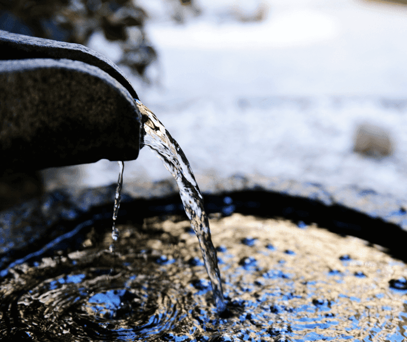 Install A Water Feature With Moving Water