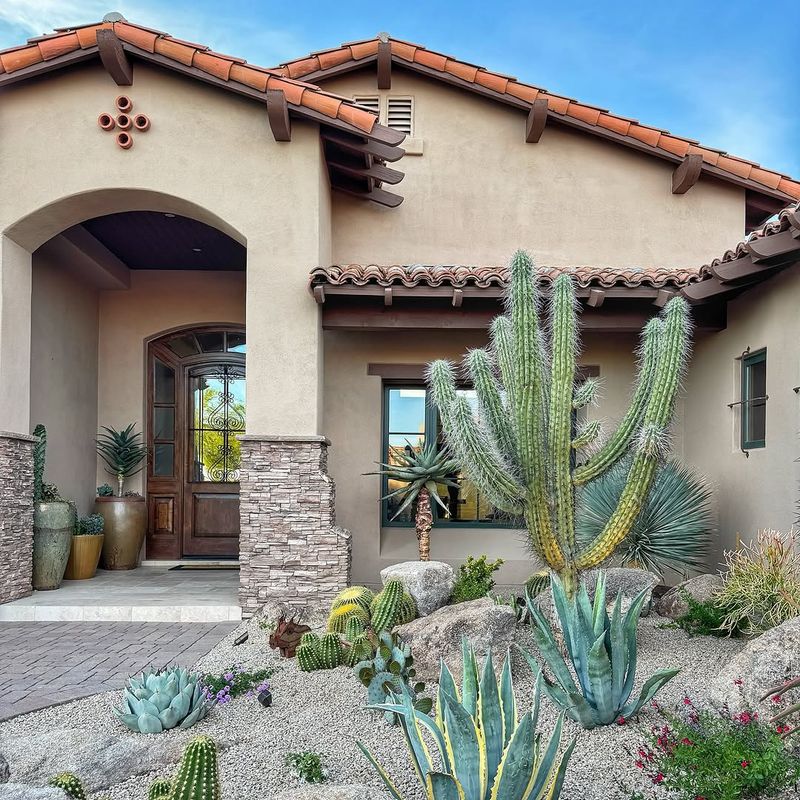 Balance Gravel Areas With Living Ground Covers