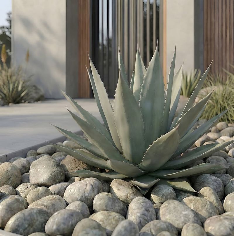 Strong Symmetry Creates A Clean, Designed Look At The Entry