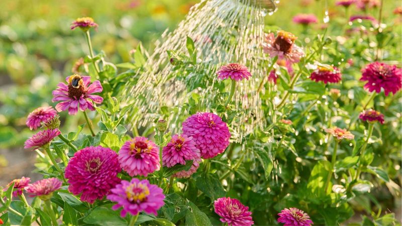 Watering From Above In Humid Heat