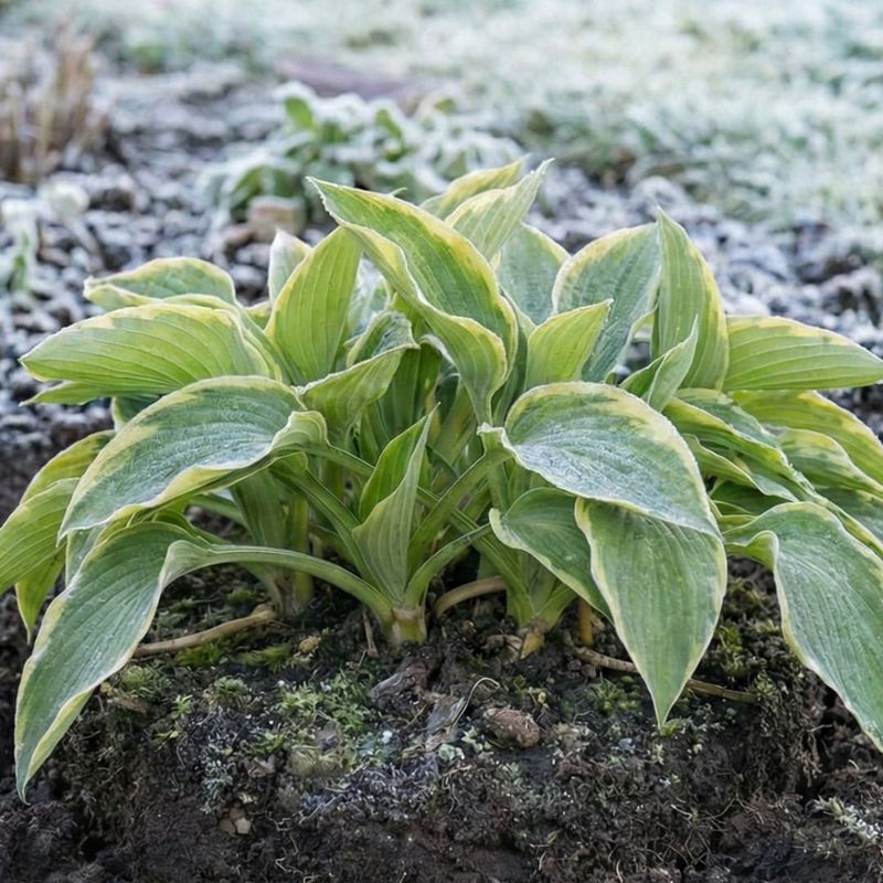 Hostas Benefit From Insulated Dormant Crowns