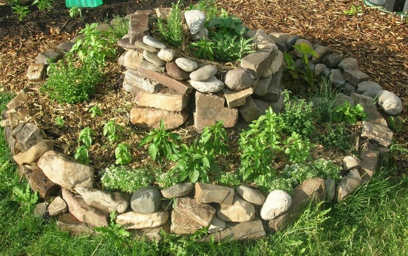 Herb Spirals Work Well In North Carolina Climates