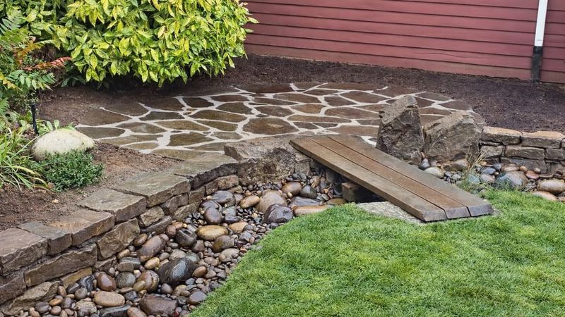 Use Decorative Gravel To Reduce Mud After Heavy Rain