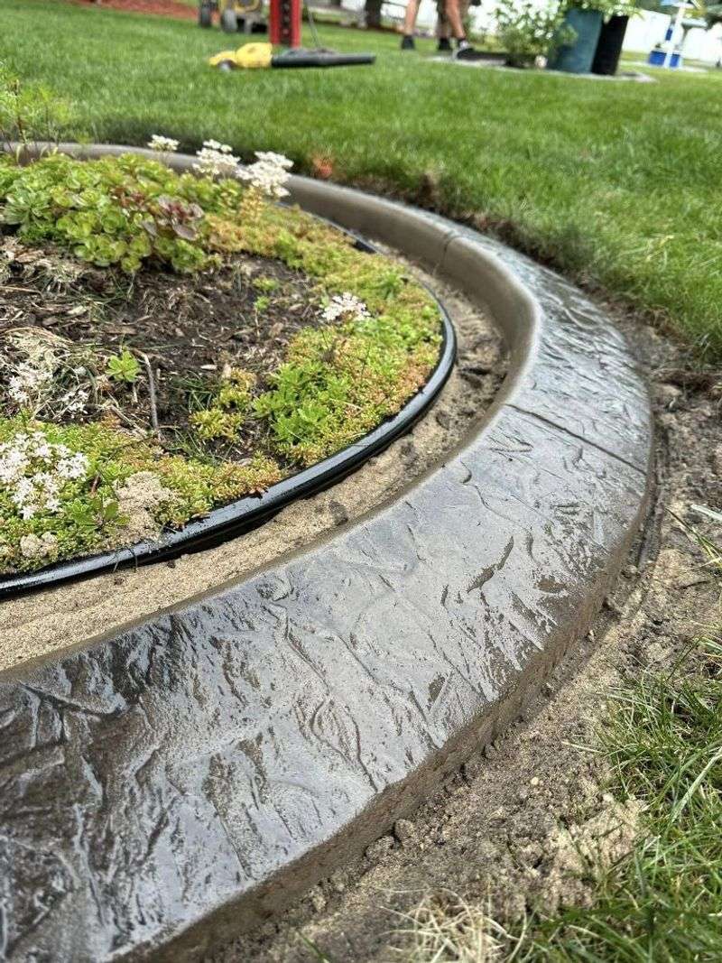 Concrete Curbs And Sculpted Edges