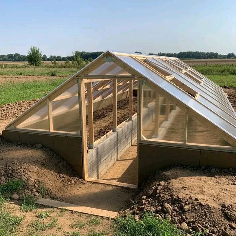 Walipini Uses Earth Insulation To Moderate Temperature