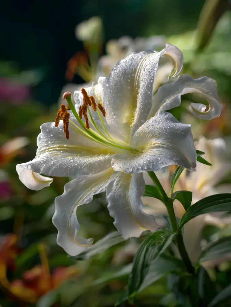 Lily (Lilium spp., including Asiatic and Oriental lilies)