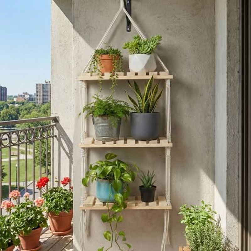 Add A Narrow Shelving Unit For Extra Plant Space