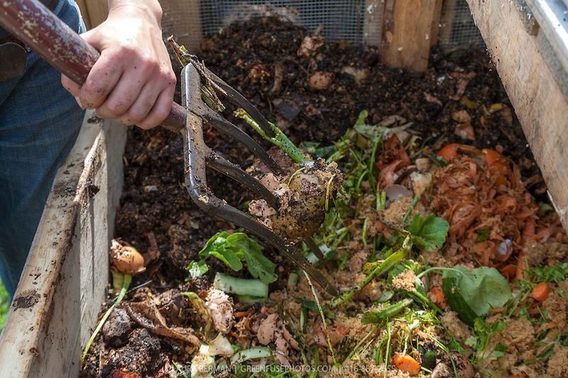 Turn Or Aerate The Compost Regularly