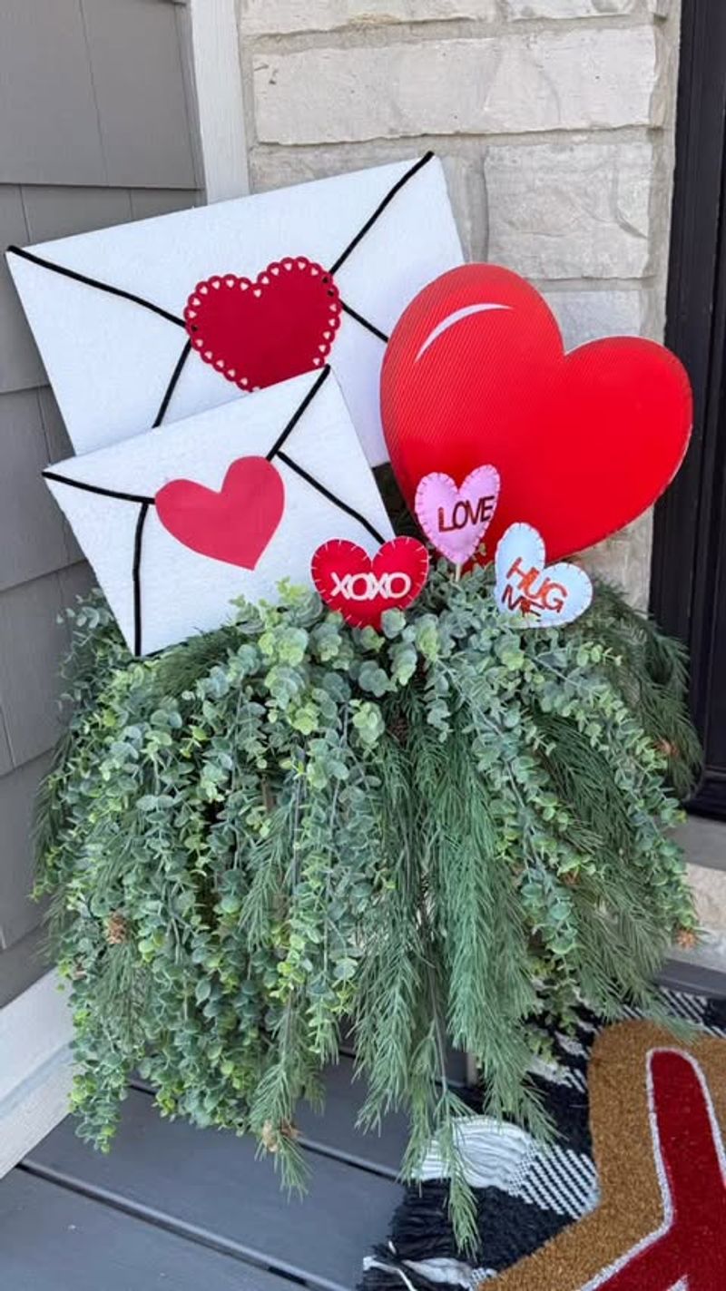 Style Front Entries With Valentine Colors That Handle Cool Nights