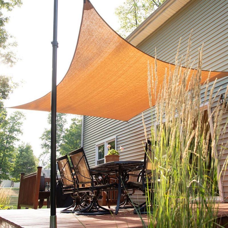 Use 30 To 50 Percent Shade Cloth Over Seating Areas