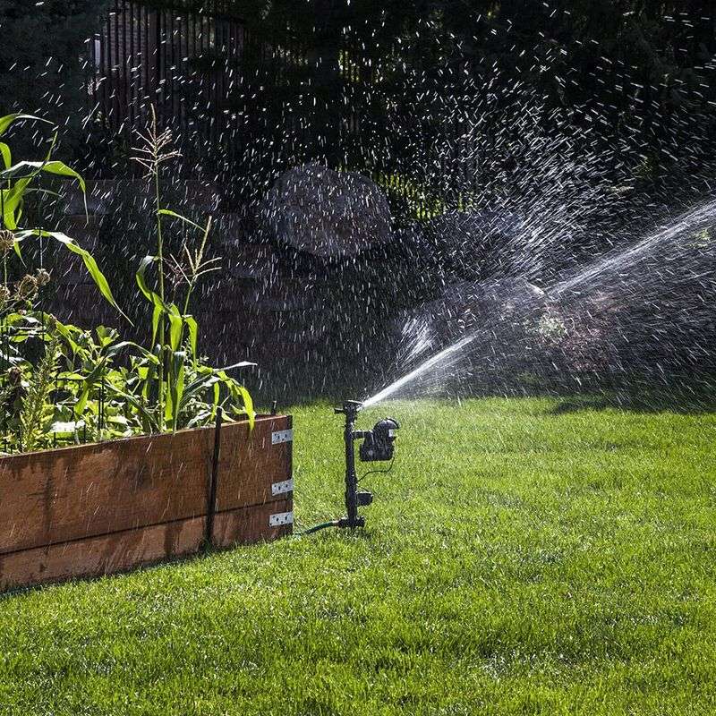 Add Motion Activated Sprinklers To Startle Night Visitors
