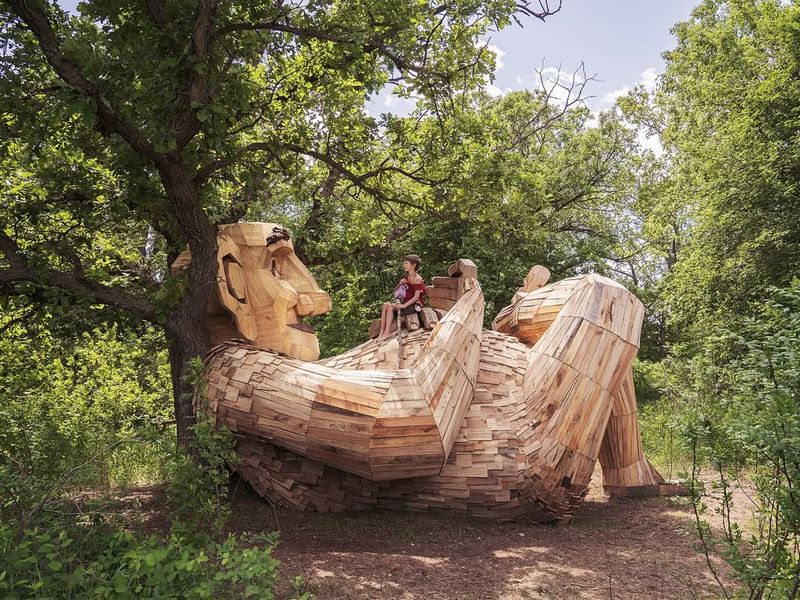 Part Of A Global Series Of Giant Troll Installations