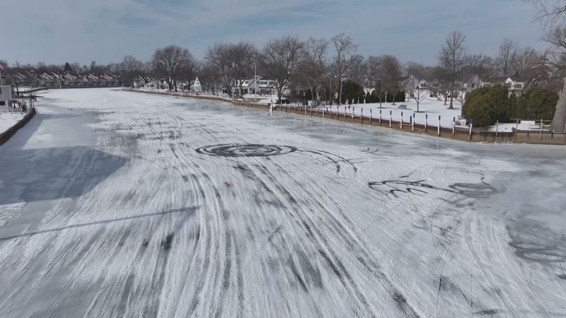 Refrozen Street Snow Turns Into Dangerous Ice Sheets