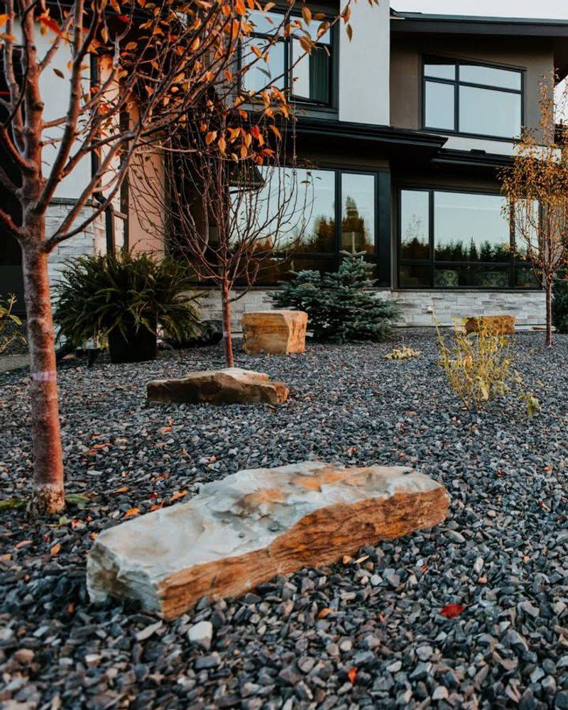 Use Larger Stones Or Decorative Rocks