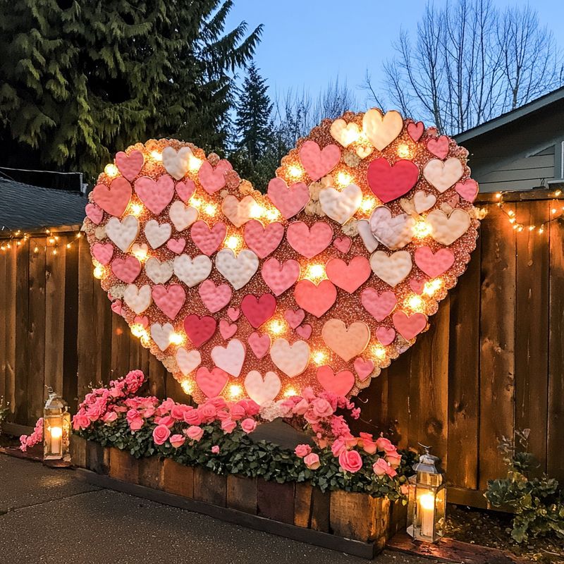 Heart-Shaped Decorations Add Playful Romance
