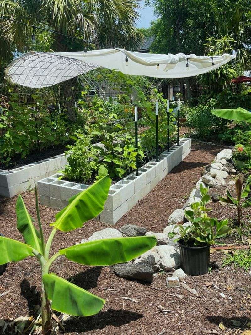 Simple Hoop Frames Create Flexible Seasonal Coverage