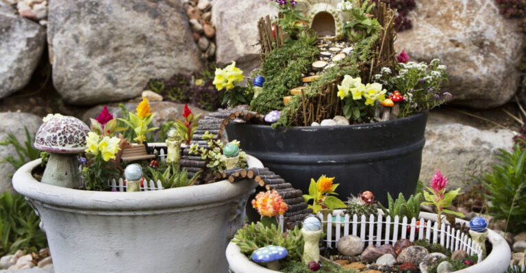 miniature fairy garden