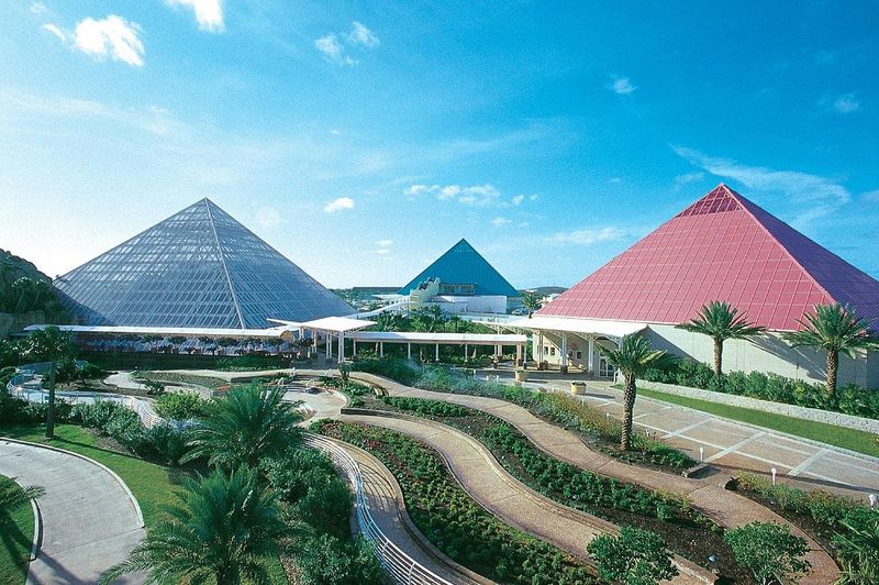 The Iconic Glass Pyramids