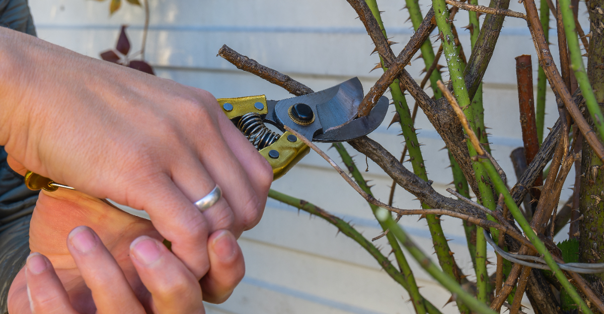 pruning roses (featured image)