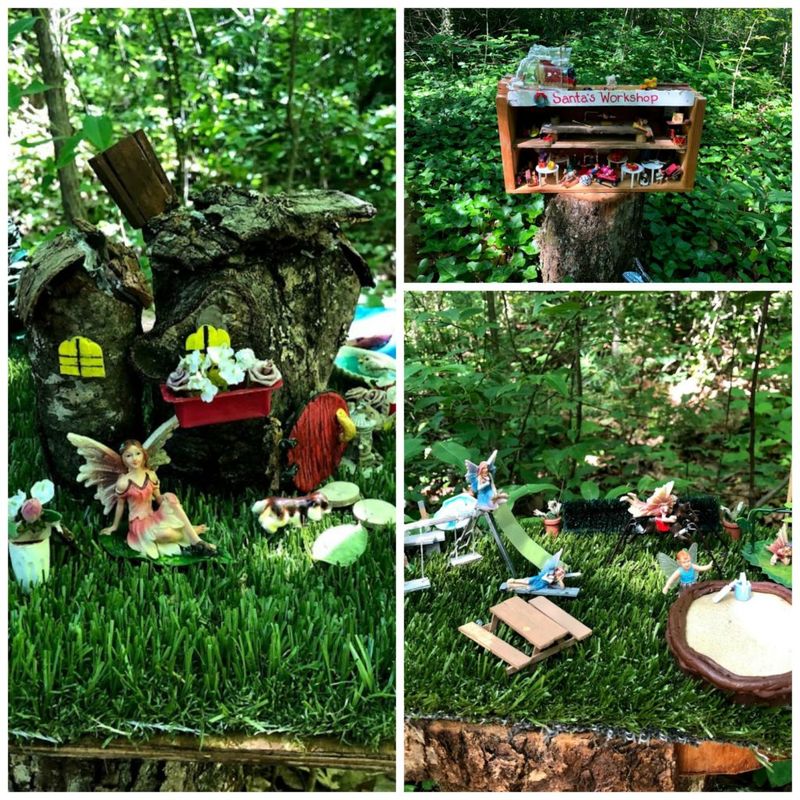 Whimsical Fairy Trail Installed Each Summer