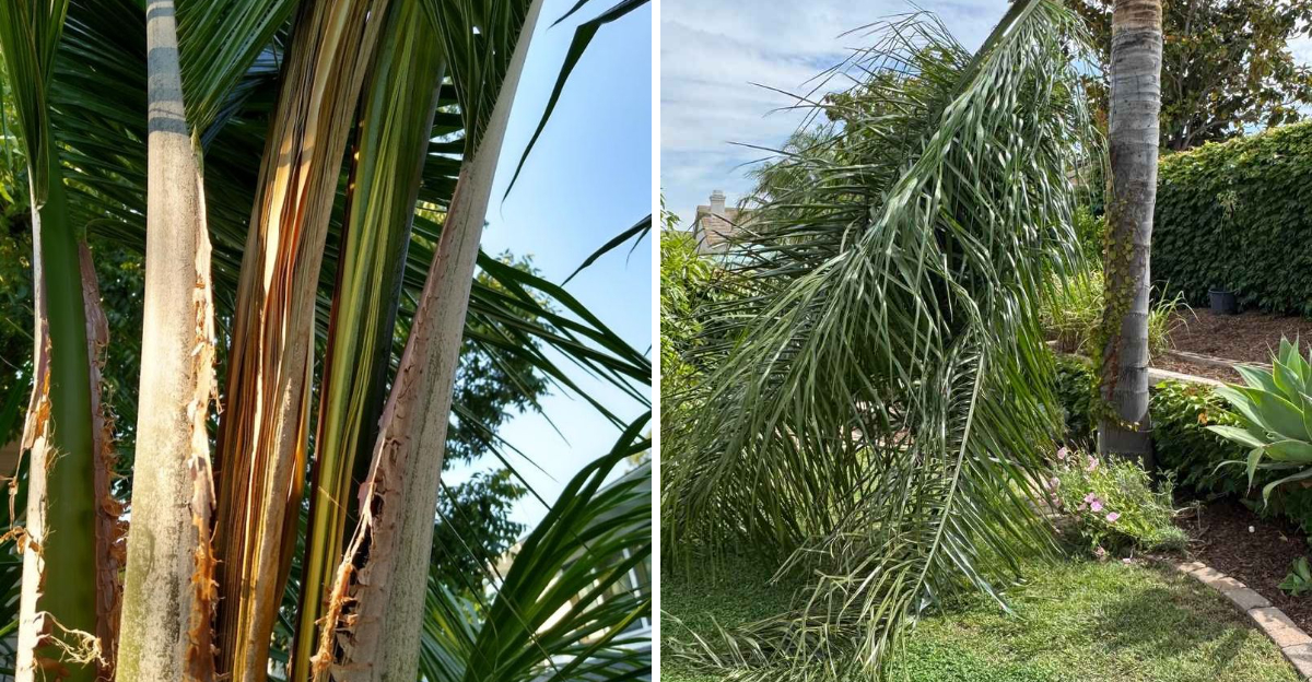 palm tree spear rot