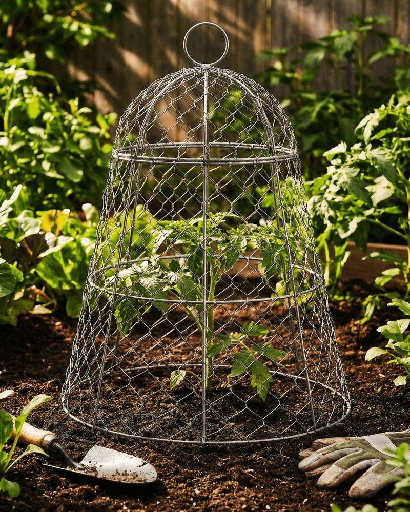 Protect Young Plants With Covers Or Barriers