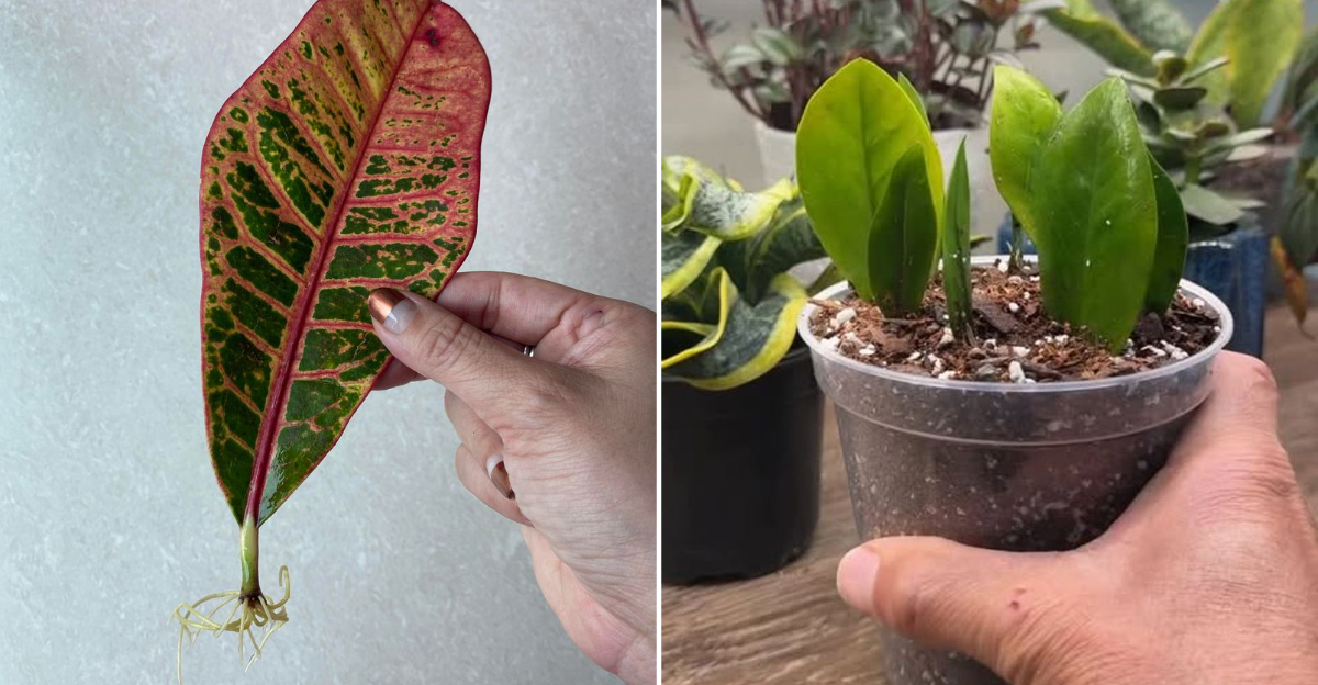 baby leaf propagation