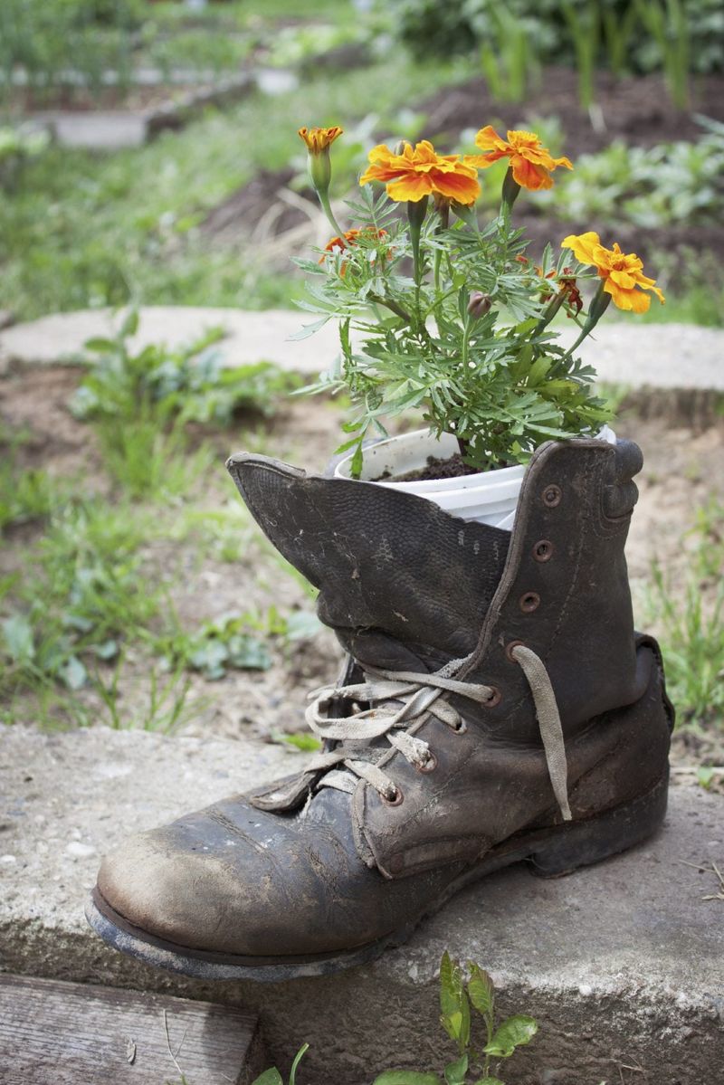 Old Boots That Step Up Your Garden Game