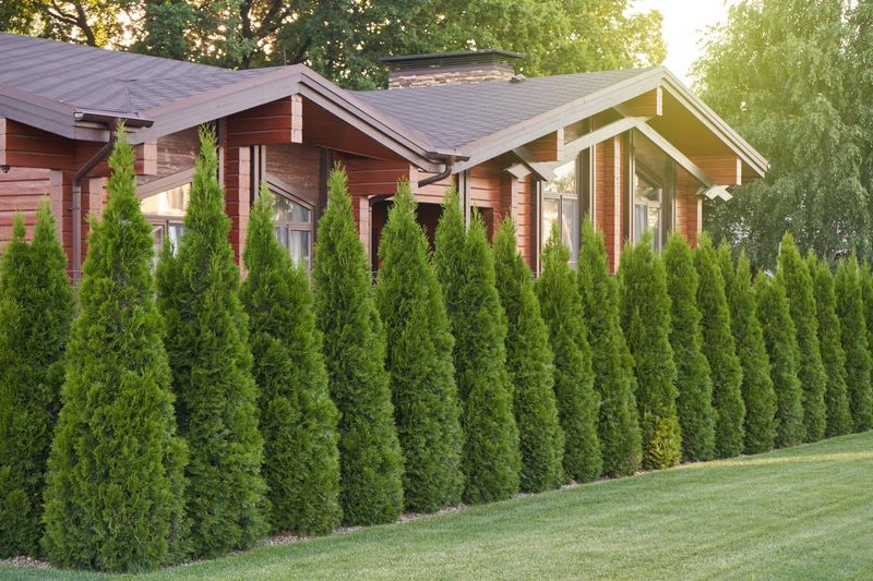 Plant Fast-Growing Arborvitae For Evergreen Screening