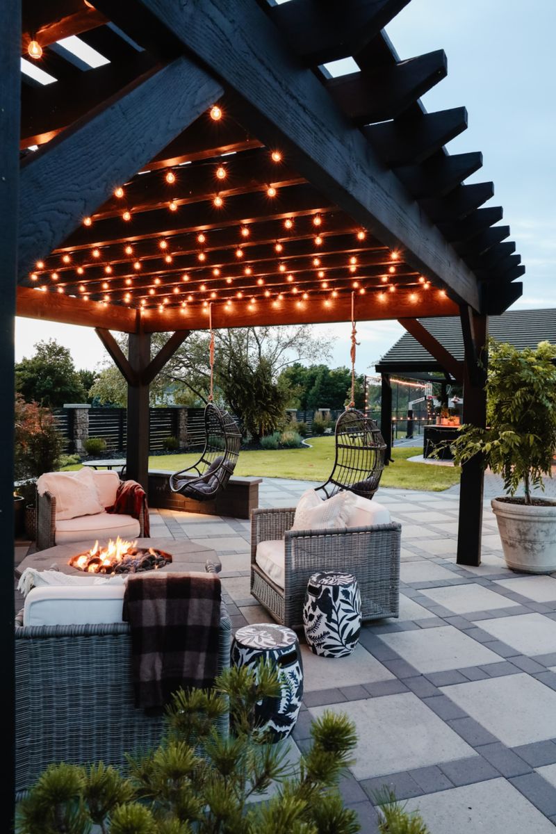 Outdoor Lighting That Creates A Cozy Evening Glow