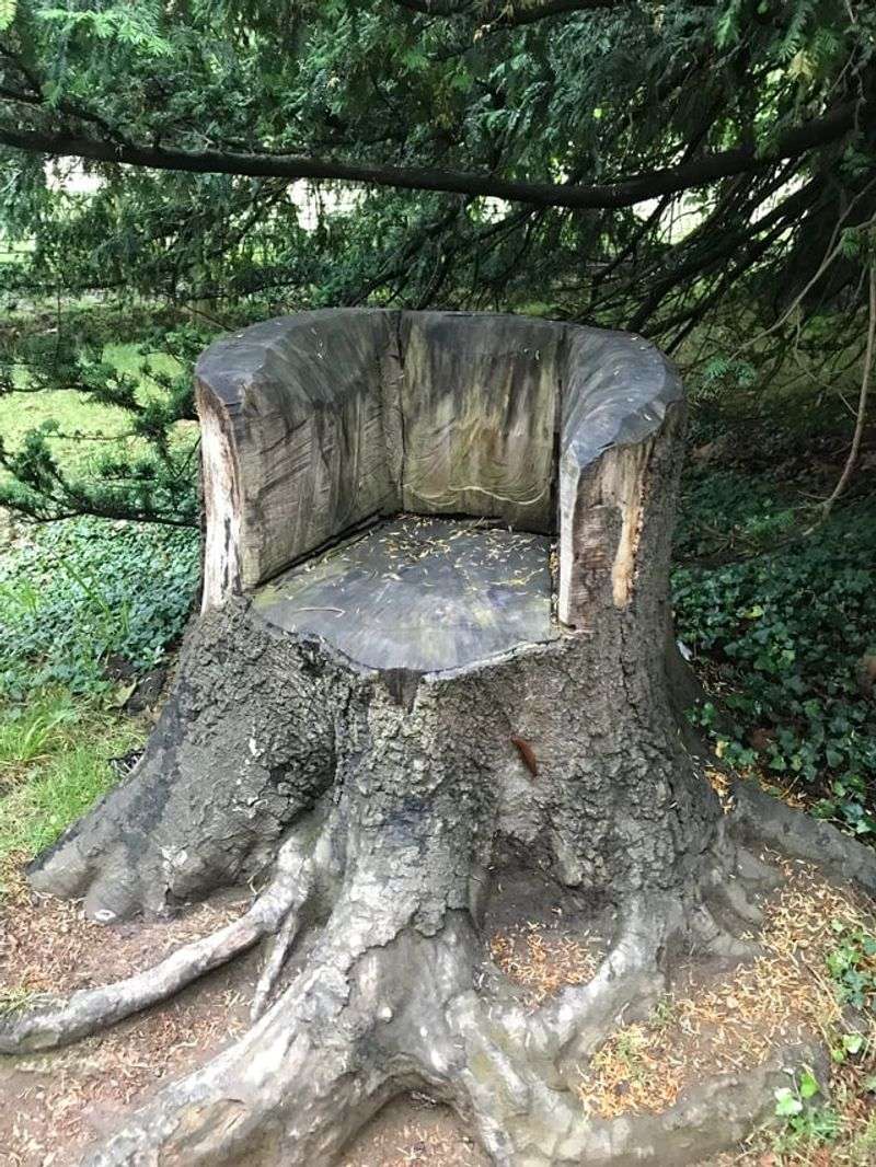 Use It As A Natural Garden Seat Or Side Table