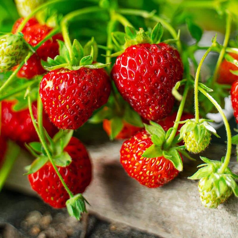 Berry Plants Packing Sweet Flavor