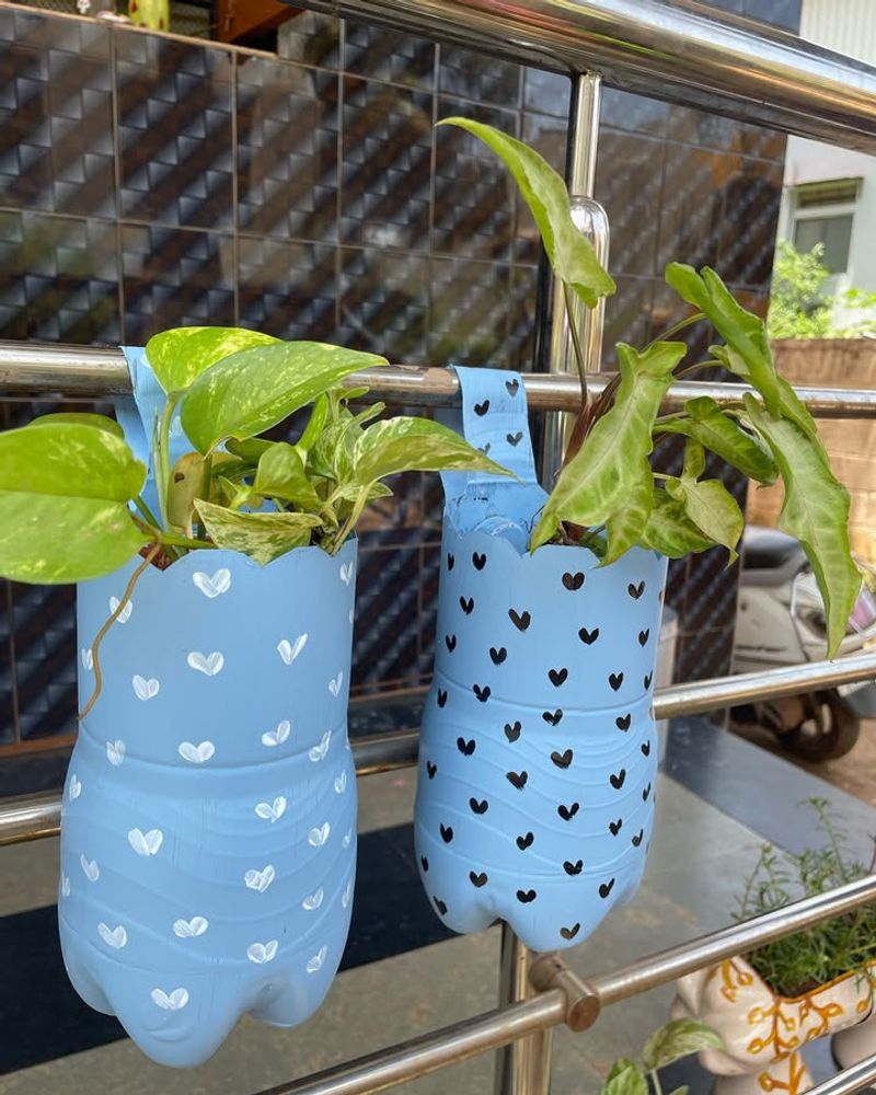 Plastic Bottles Turned Into Clever Little Planters