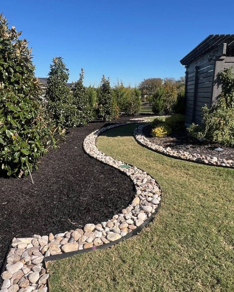 Natural Stone Edging Adds Texture And Structure