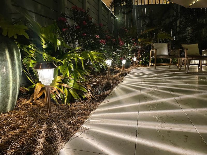 Highlight Features With Solar Or LED Lighting