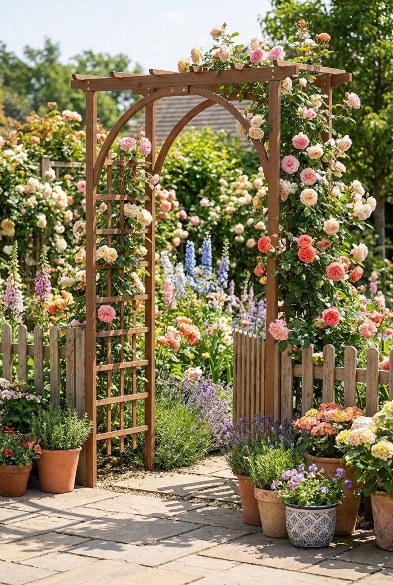 Add A Rustic Arbor Or Garden Arch