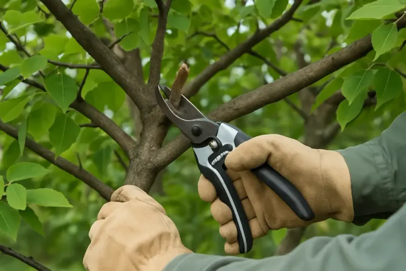 Prune Damaged Branches On Trees And Shrubs