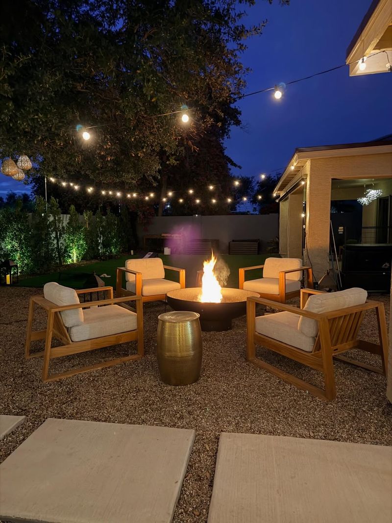 Use Warm, Shielded Lights For Soft Desert Evenings