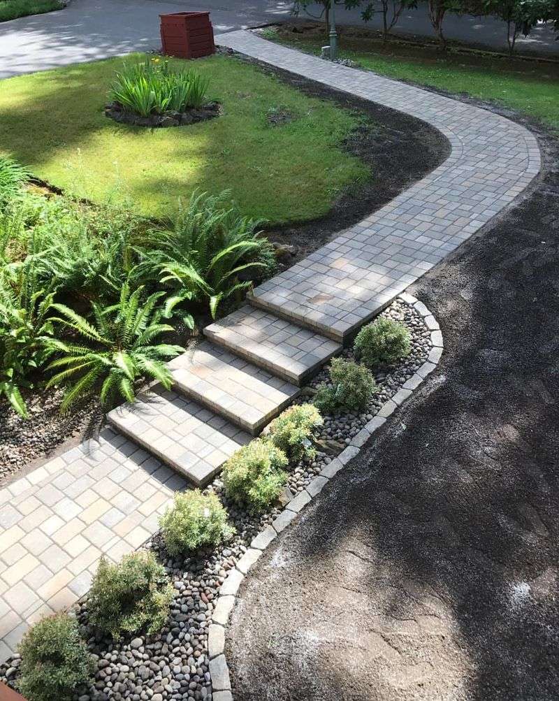 Defined Walkways Make The Landscape Look Finished