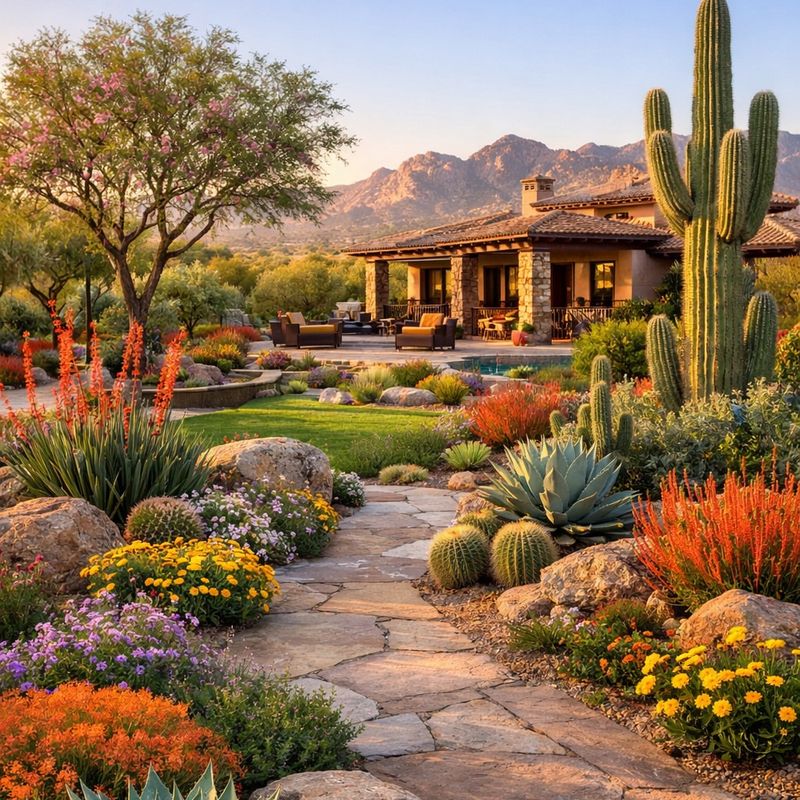 Keeps Curb Appeal High With Color And Texture