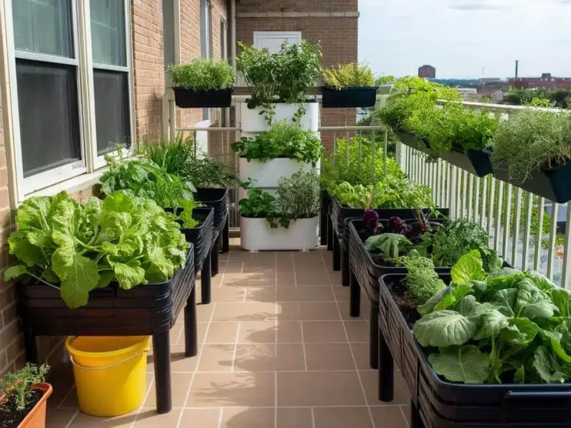 Compact Raised Vegetable Garden