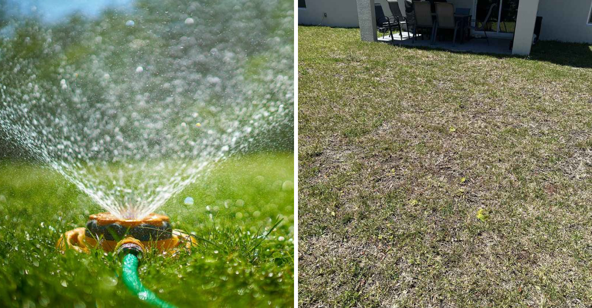 lawn watering