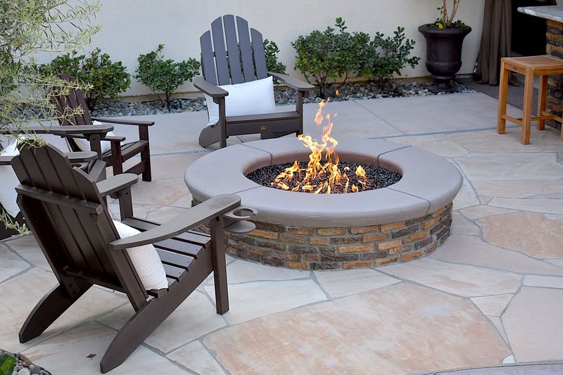 A Simple Fire Pit Area Creates A Natural Place To Gather