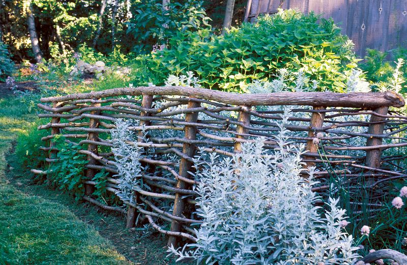 Wattle Edging Brings Handcrafted Charm To Informal Gardens