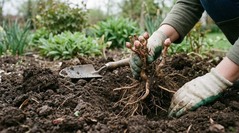 Ensure Soil Drains Well Around Peonies