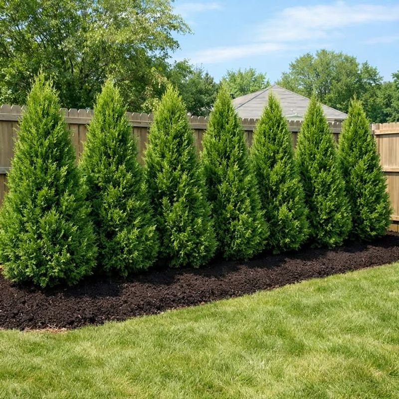 Arborvitae Forms A Dense Evergreen Privacy Screen