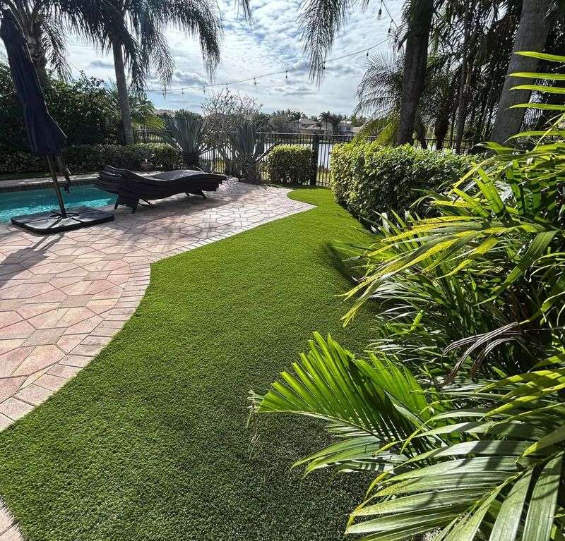 Artificial Turf Accent Area